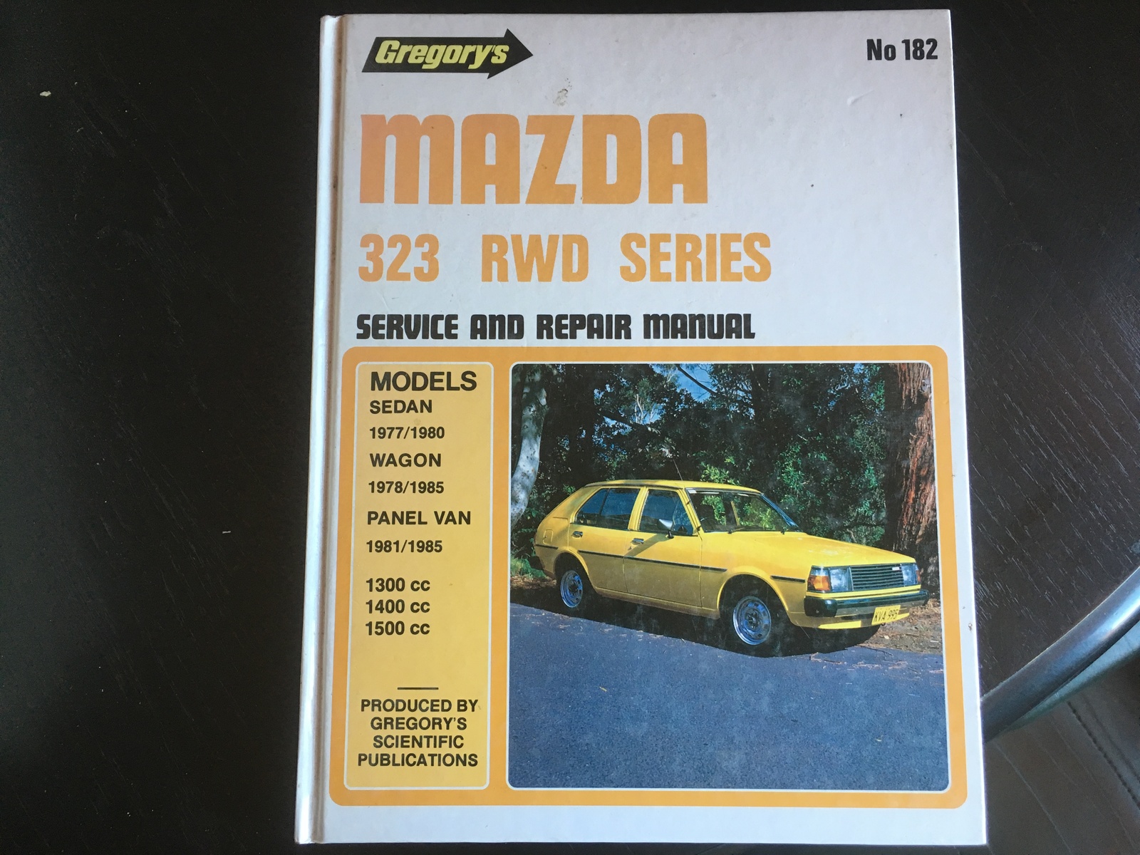 MAZDA 323 RWD SEDAN WAGON VAN GREGORYS WORKSHOP SERVICE MANUAL