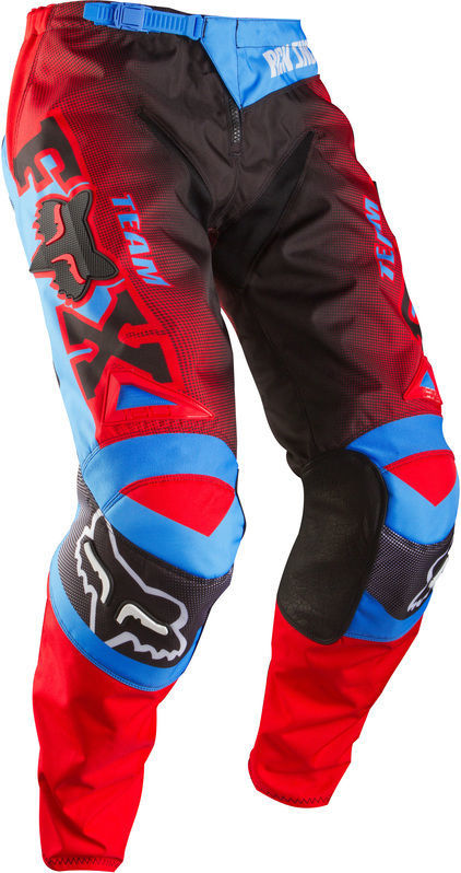 FOX RACING MX GEAR OFF ROAD 180 IMPERIAL TEAM BLUE / RED PANTS SIZE 28