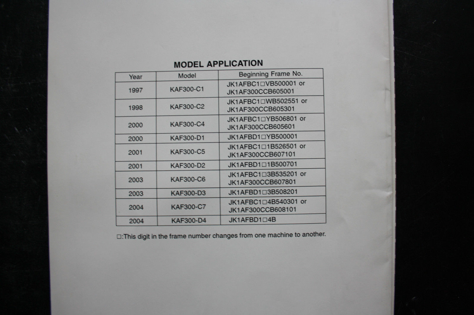 GENUINE KAWASAKI SERVICE WORKSHOP MANUAL SUPPLEMENT MULE 550 - Kawasaki