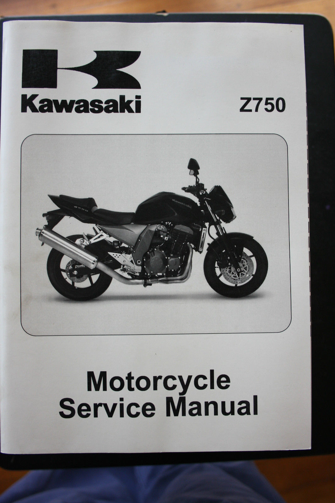 GENUINE KAWASAKI SERVICE WORKSHOP MANUAL 2004-2006 Z750 - Kawasaki