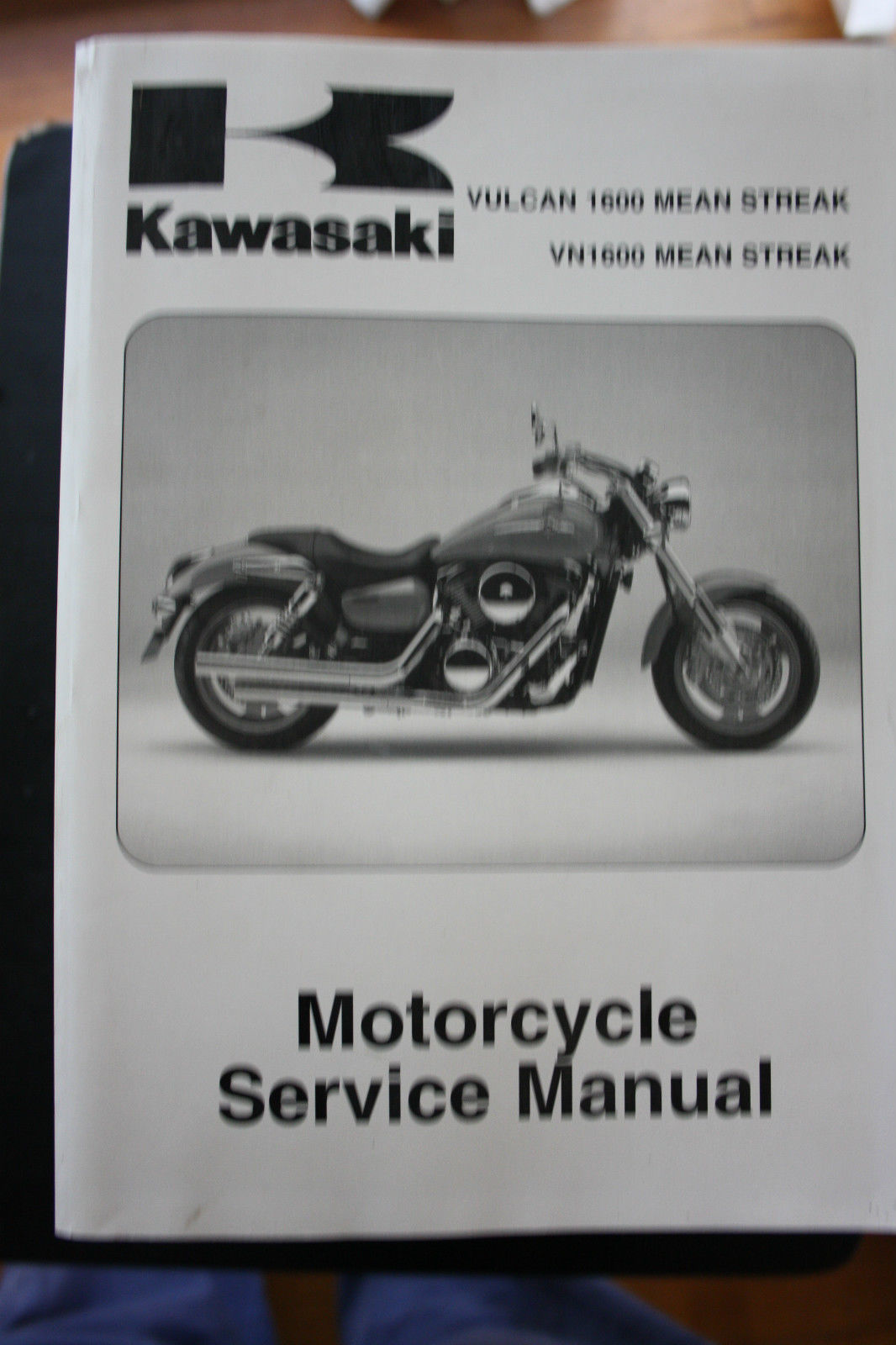 GENUINE KAWASAKI SERVICE WORKSHOP MANUAL 04-08 VULCAN 1600 MEAN STREAK