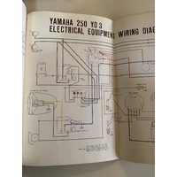 YAMAHA YD3 250 GENUINE YAMAHA OWNERS SERVICE MANUAL WITH WIRING DIAGRAME