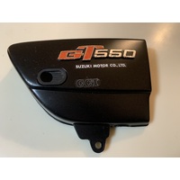 SUZUKI GT 550 BLACK PLASTIC RIGHT SIDE COVER