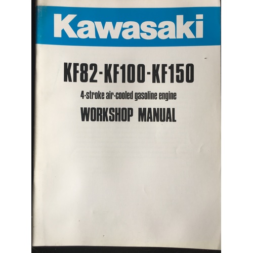 KAWASAKI 4 STROKE KF82 KF100 KF150  WORKSHOP SERVICE MANUAL