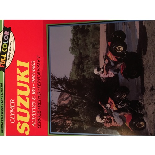 SUZUKI ALT/LT125 185 1983 1985 CLYMER WORKSHOP MANUAL