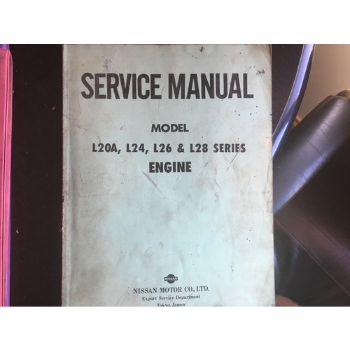 NISSAN MODEL L20A L24 L26 L28 SERIES ENGINE  NISSAN WORKSHOP SERVICE MANUAL