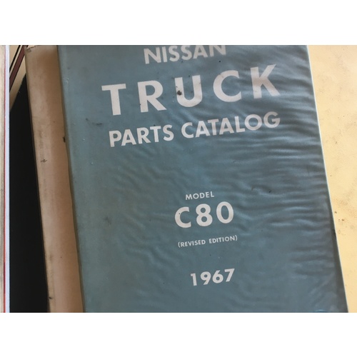 NISSAN TRUCK 1967 C80 MODEL NISSAN PARTS   MANUAL