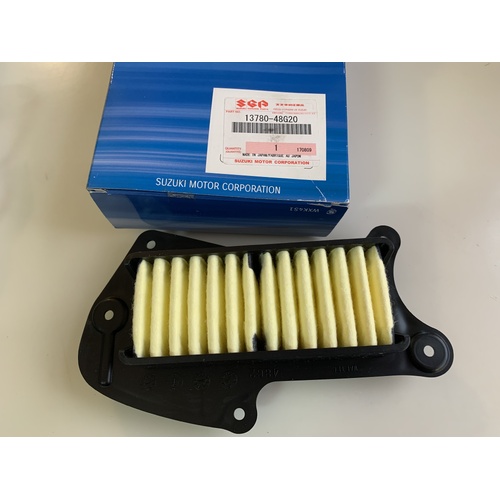 GENUINE SUZUKI AIR FILTER ELEMENT VXR VZR 1800 2006 - 2021  13780-48G20  ONE ONLY