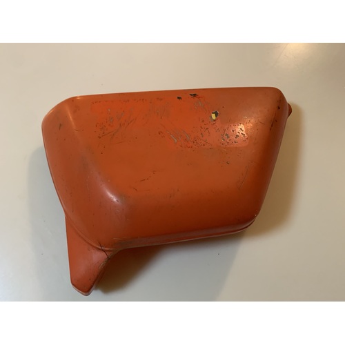 HONDA CT 125 TRAIL AG LEFT SIDE PLASTIC COVER also ct 185 200 ORANGE