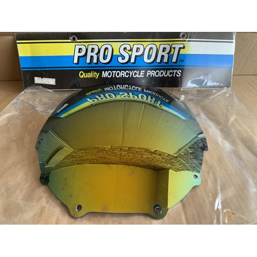 KAWASAKI ZX6 ZX 600 1991 1992 RADIUM GOLD WIND SCREEN NOS PRO SPORT 