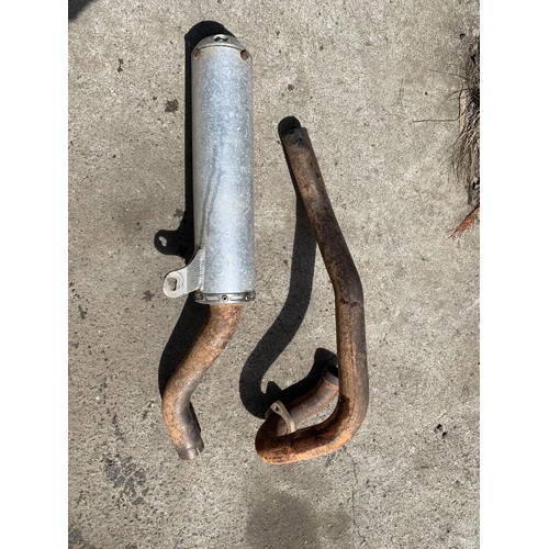 SUZUKI LTZ KFX 400 BILLS RACING  EXHAUST MUFFLER SYSTEM 