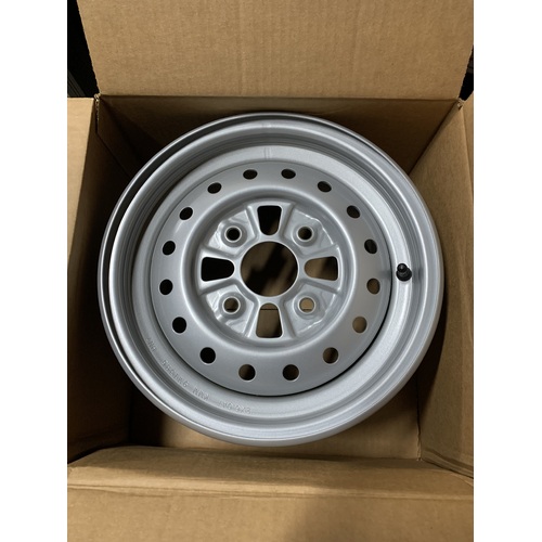 HONDA ATV TRX 400 FA FRONT RIM WHEEL 12 X 6  BRAND NEW 4 X 110 PCD 350 450 ONE SILVER HN7