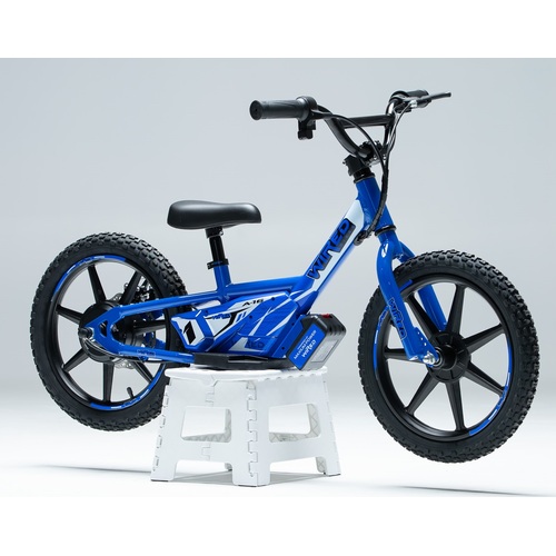 WIRED ELECTRIC BATTERY KIDS BALANCE E BIKE 16 INCH WHEELS BLUE AGE 4+