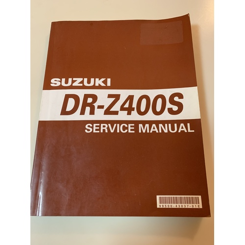 GENUINE SUZUKI DRZ 400 S   WORKSHOP / SERVICE MANUAL BOOK