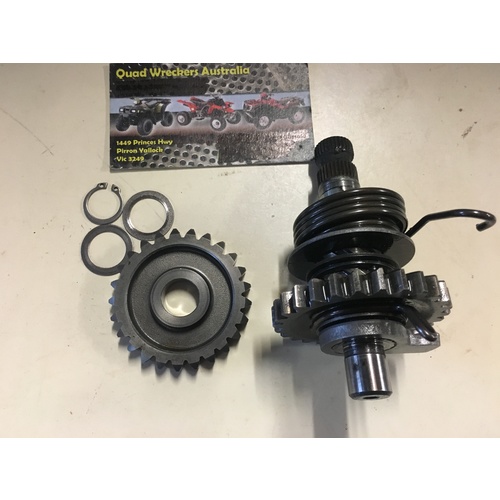 YAMAHA MX DT RT 100 KICK START SHAFT & IDLE GEAR