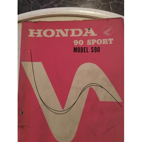 HONDA 90 SPORT S90    PARTS  MANUAL-