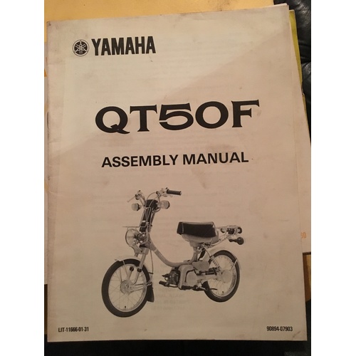 YAMAHA QT50F  ASSEMBLY    MANUAL