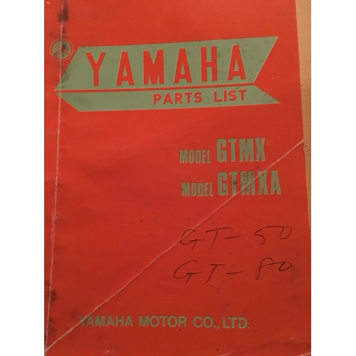 YAMAHA GT80MX GT80MXA PARTS  MANUAL