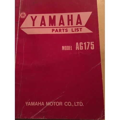 YAMAHA AG175 PARTS  MANUAL