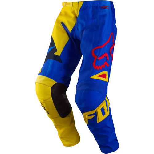 KIDS 180 FOX VANDAL MX PANTS YELLOW / BLUE SIZE 4