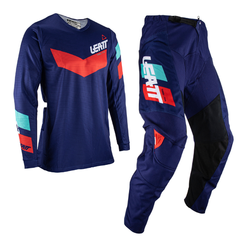 LEATT MX OFF ROAD 36 PANTS XL JERSEY GEAR COMBO ON SALE DARK BLUE NO RETURNS 