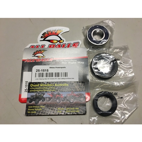 YAMAHA RAPTOR 700 LOWER STEERING STEM BEARING & SEAL KIT 25-1515