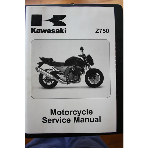 GENUINE KAWASAKI SERVICE WORKSHOP MANUAL 2004-2006 Z750