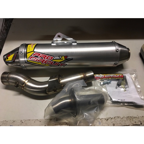 PRO CIRCUIT T4S SLIP ON MUFFLER KAWASAKI KX 450 F 09 - 11 PC0121145A