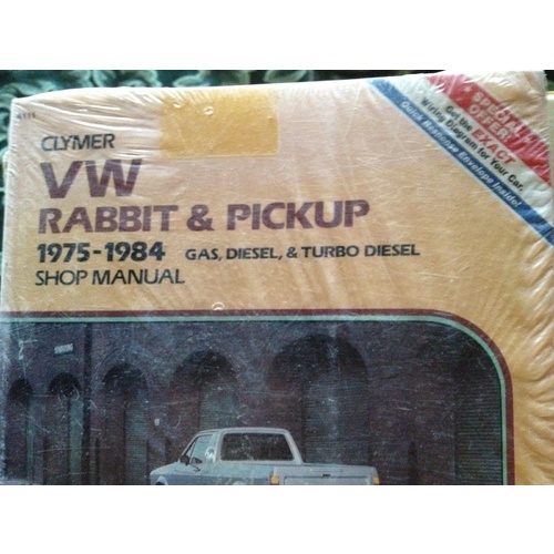 VW RABBIT AND PICKUP CLYMER WORKSHOP MANUAL