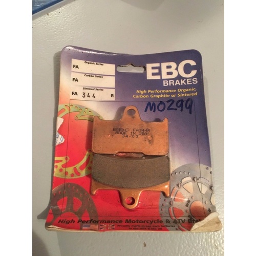 EBC BRAKE PADS YAMAHA YFM GRIZZLY 660 REAR  CF MOTO 500 15 - 15 MO 299 FA 344