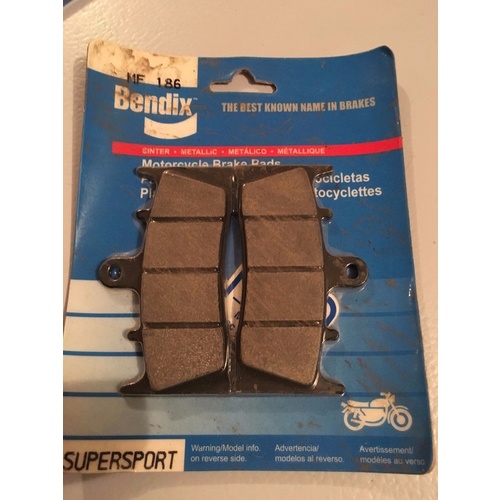 BENDIX BRAKE PADS SUZUKI TLR 1000 GSXR 1000 750 1400 1300 HAYBUSA   MF 186