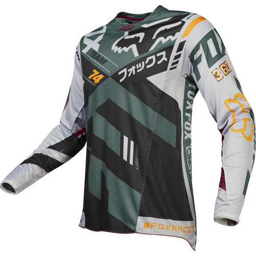 FOX RACING MX OFF ROAD 360 LE DIVIZION WHITE GREEN JERSEY SIZE XL EXTRA LARGE